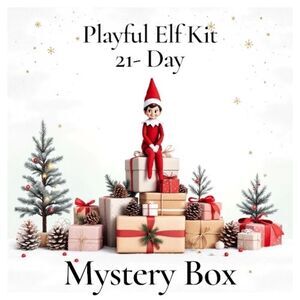 Playful Elf 21 Day Kit - Mystery Box with Free Elf Toy Doll